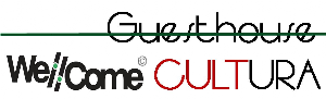 BANNER GUEST HOUSE WELL COME CULTURA