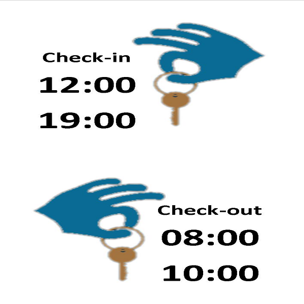 check orari di arrivo/partenza
